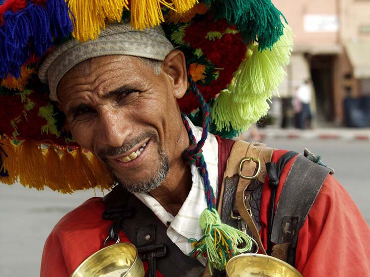 Viajar para o Marrocos Vendedor de Água