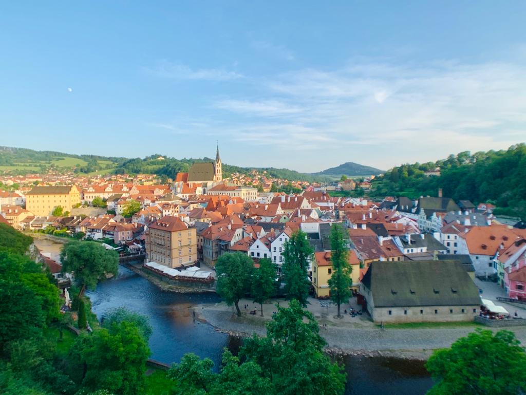 Viajar sozinha para Cesky Krumlov